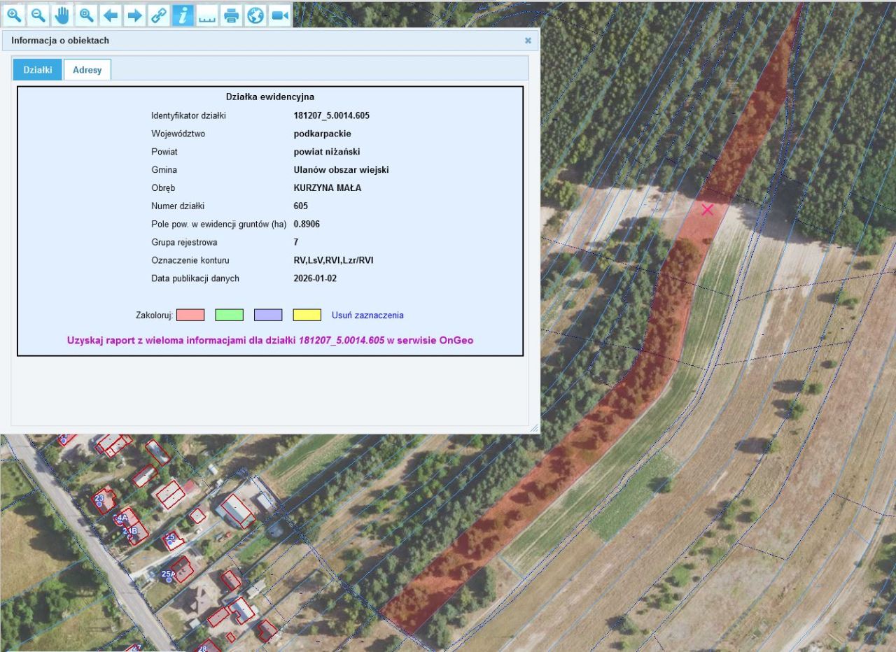 Działka inna Kurzyna Mała