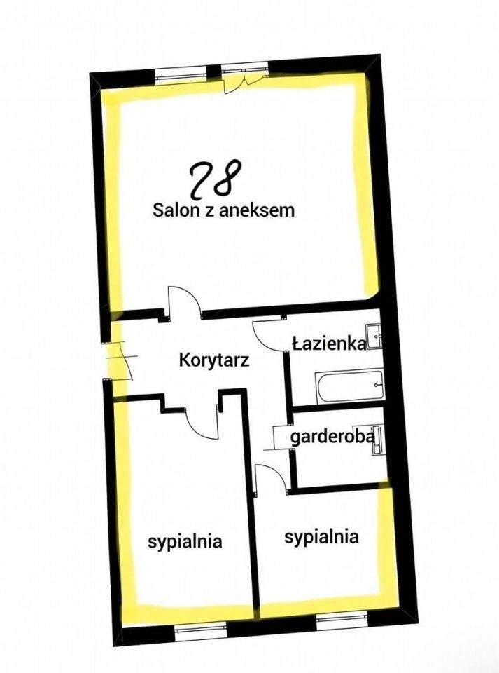Mieszkanie 3-pokojowe Rzeszów, ul. Klonowa. Zdjęcie 4