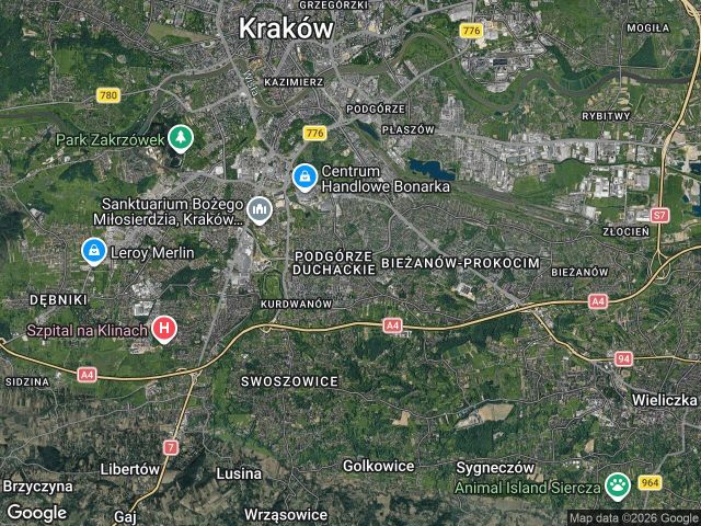 Mieszkanie 2-pokojowe Kraków Podgórze Duchackie. Zdjęcie 1