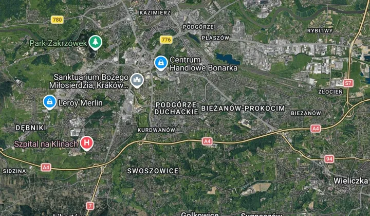 Mieszkanie 2-pokojowe Kraków Podgórze Duchackie