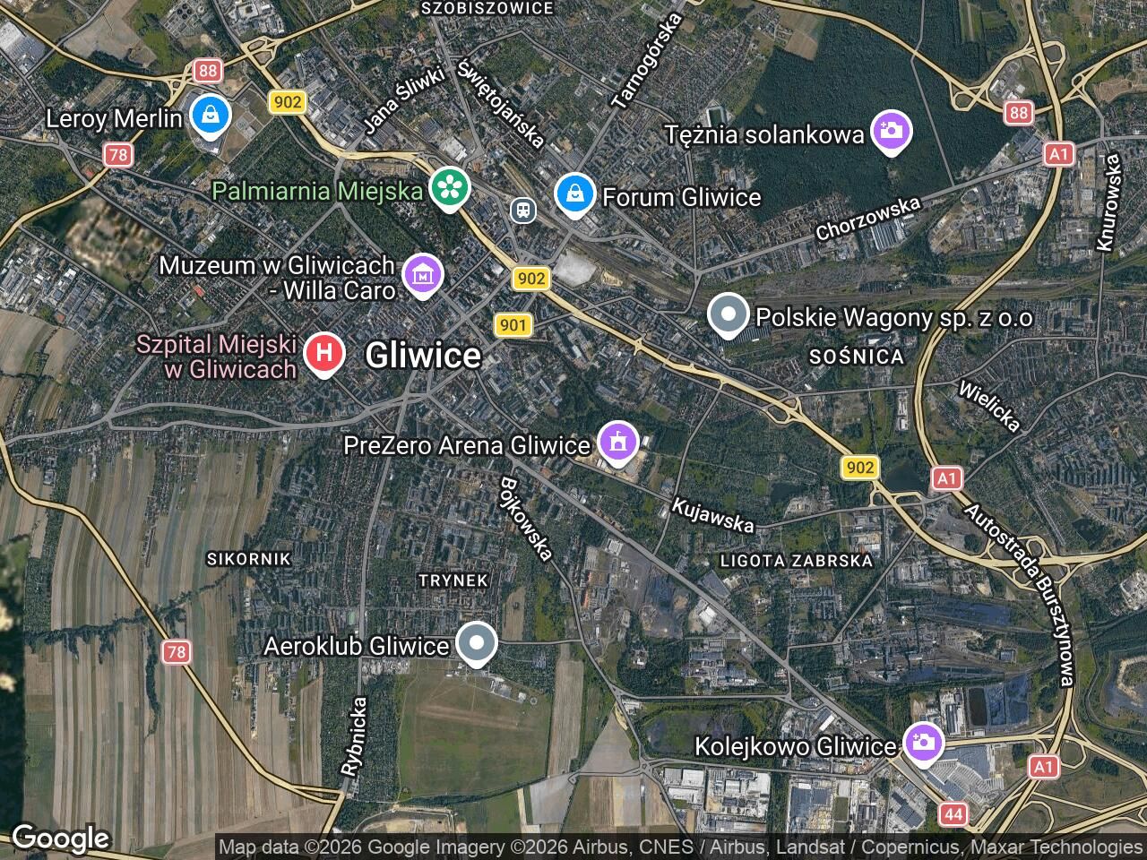 Działka Gliwice, ul. Akademicka