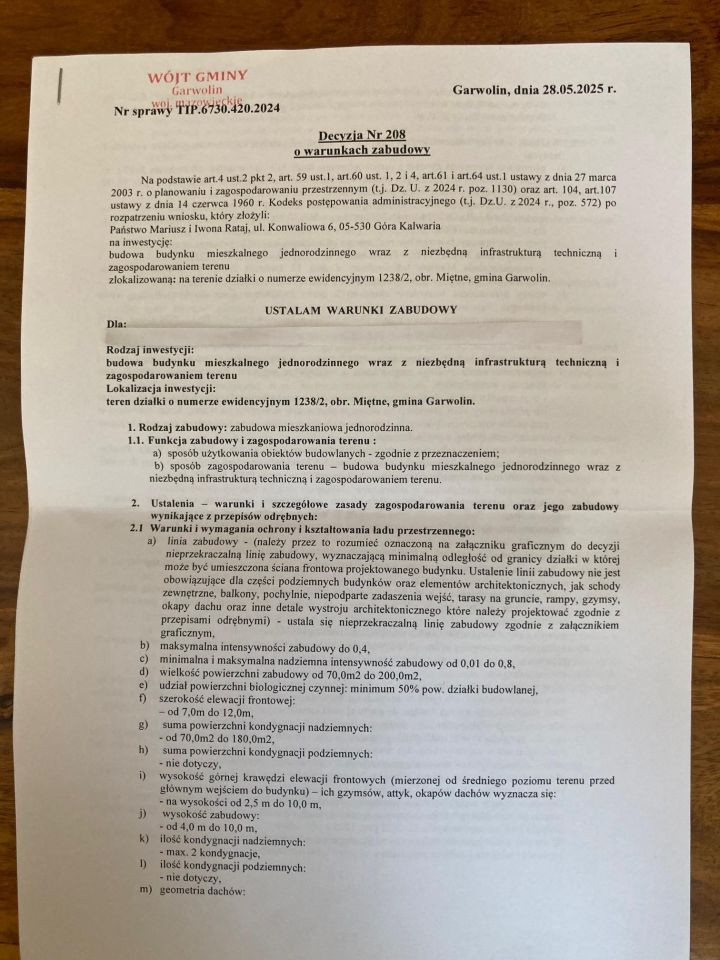 Działka budowlana Miętne Miętne-Parcele, ul. Spokojna. Zdjęcie 3