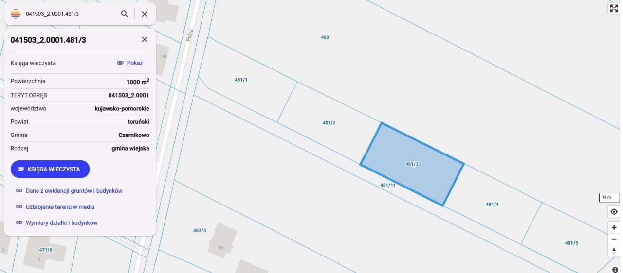 Działka rolno-budowlana Czernikowo, ul. Polna. Zdjęcie 2