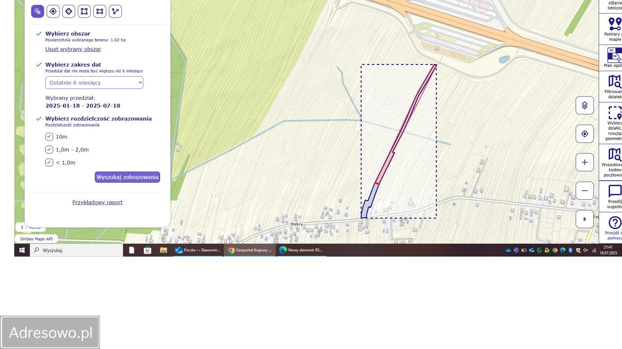 Działka rolna Bratkowice