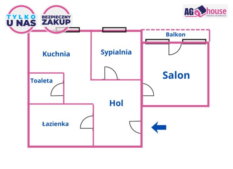 Mieszkanie 2-pokojowe Kartuzy, os. gen. Józefa Wybickiego. Zdjęcie 12