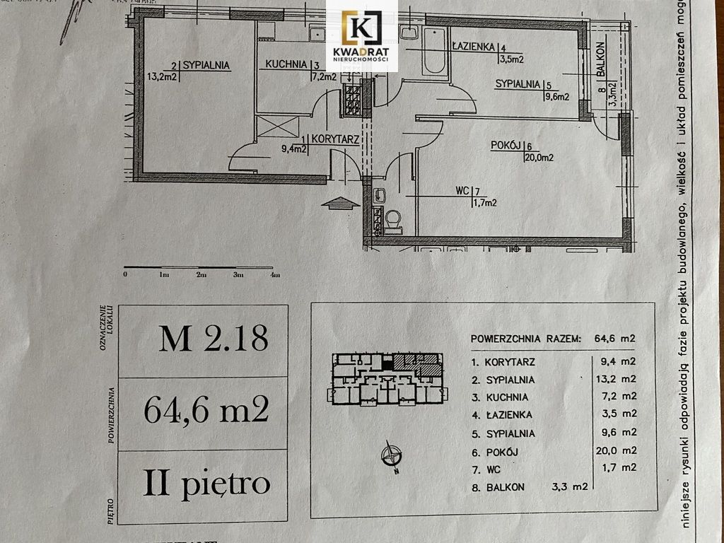 Mieszkanie 3-pokojowe Mińsk Mazowiecki, ul. Cicha. Zdjęcie 13