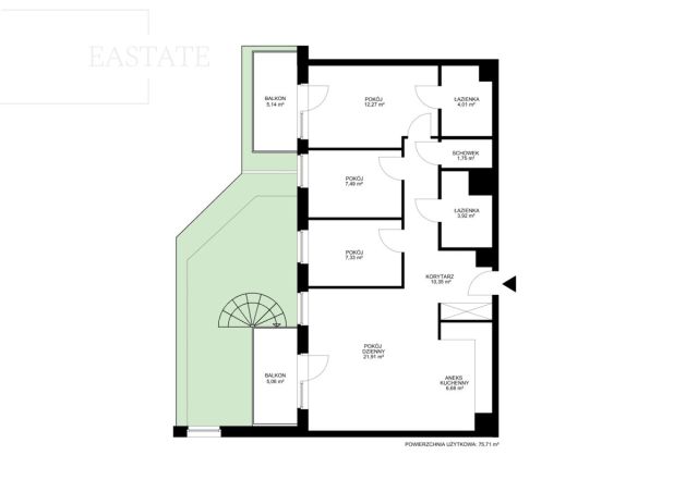 Mieszkanie 4-pokojowe Warszawa Białołęka, ul. Mirabelki. Zdjęcie 8