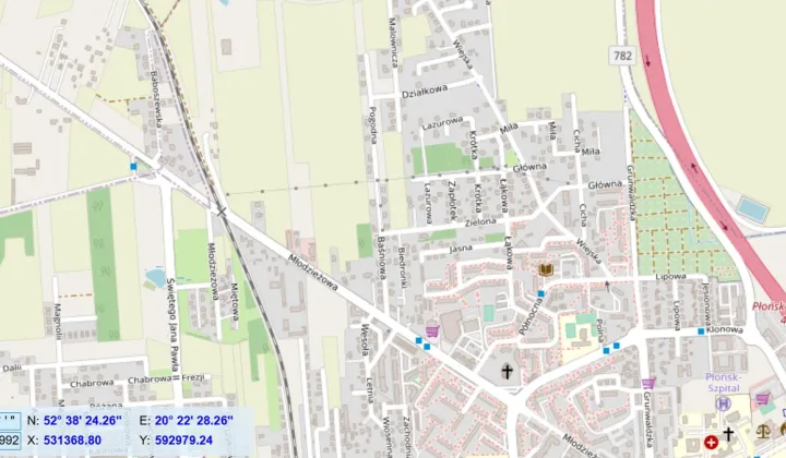 Działka budowlana Płońsk, ul. Działkowa