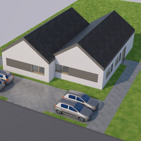 bliźniak, 4 pokoje Pobiedziska, ul. Odrzańska. Zdjęcie 1