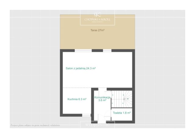 dom szeregowy, 5 pokoi Koninko, ul. Aktorska. Zdjęcie 18
