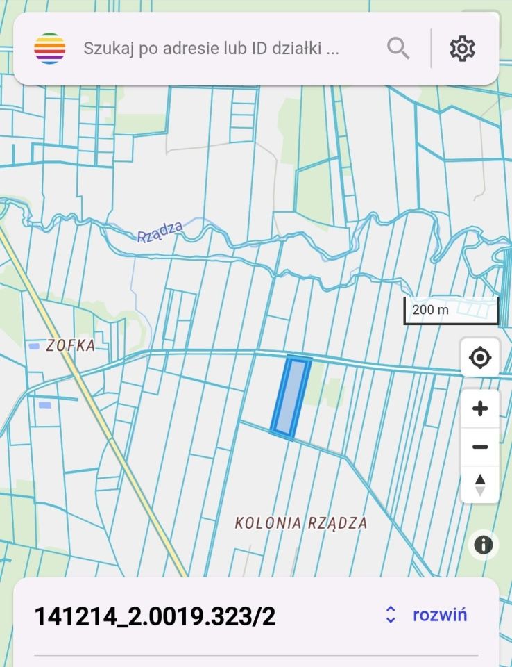 Działka rolno-budowlana Rządza. Zdjęcie 2