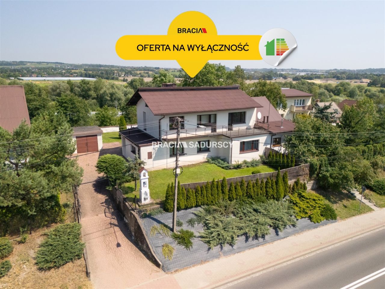 dom wolnostojący, 6 pokoi Zabierzów, ul. Krakowska. Zdjęcie 1