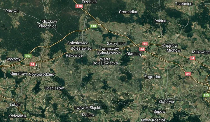 Działka budowlana Warta Bolesławiecka