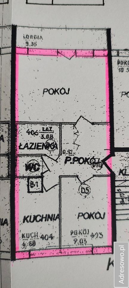 Mieszkanie 2-pokojowe Gdańsk Morena, ul. Franciszka Zabłockiego. Zdjęcie 4