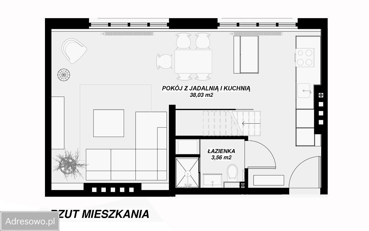 Mieszkanie 2-pokojowe Warszawa Praga-Południe, al. Jerzego Waszyngtona. Zdjęcie 19