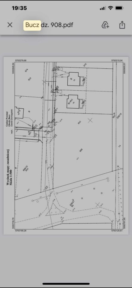 Działka budowlana Bucz. Zdjęcie 2