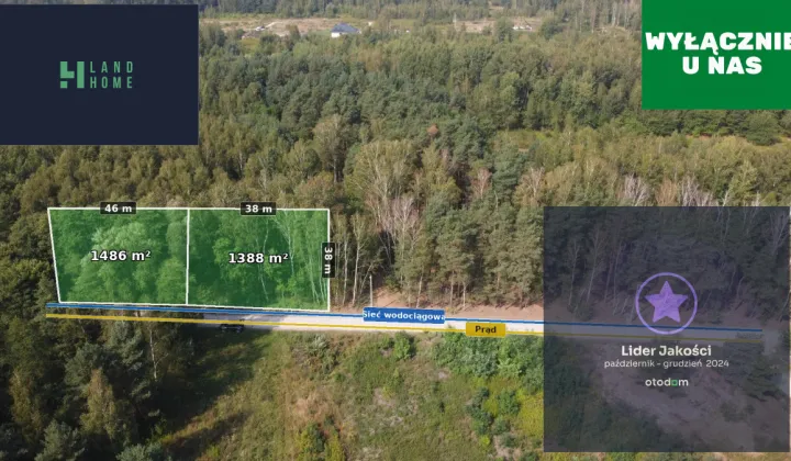 Działka budowlana Żanęcin, ul. Gościniec