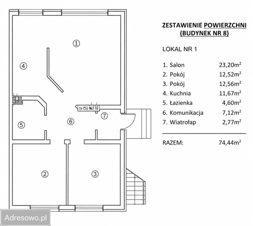 Mieszkanie 3-pokojowe Kobyłka, ul. ks. gen. Stanisława Brzóski. Zdjęcie 17
