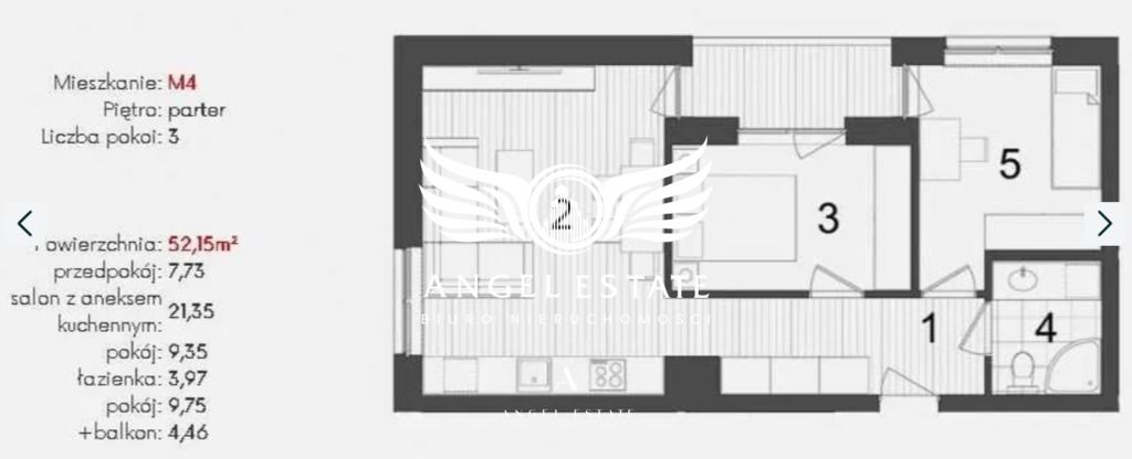 Mieszkanie 3-pokojowe Kołobrzeg. Zdjęcie 6