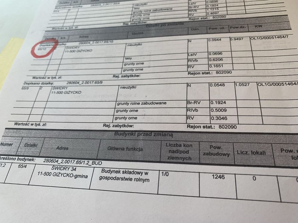 Działka rolna Świdry. Zdjęcie 2