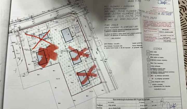 Działka budowlana Krężoły