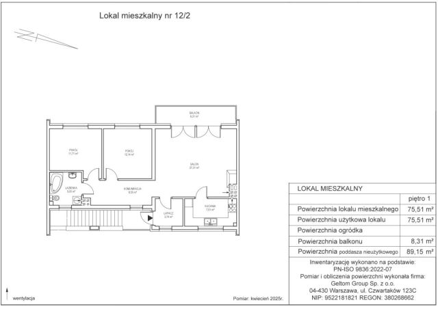 Mieszkanie 3-pokojowe Warszawa Białołęka, ul. Konik Polny. Zdjęcie 15