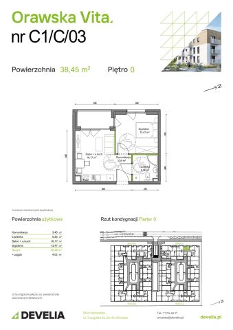 Mieszkanie 2-pokojowe Wrocław Ołtaszyn, ul. Orawska. Zdjęcie 8