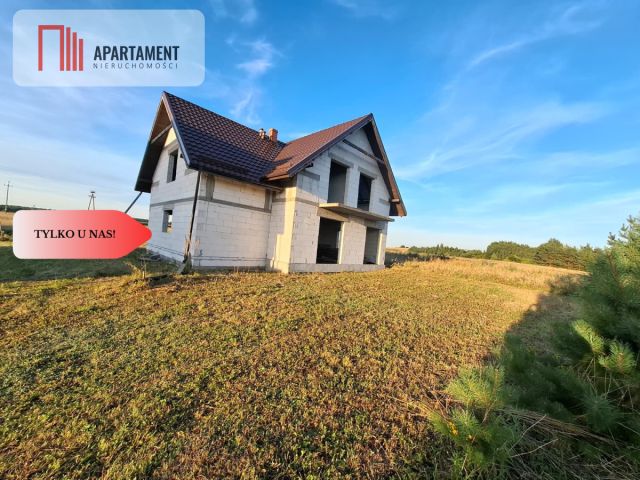Pacółtowo Dom wolnostojący - stan surowy otwarty - 170 m² - 4 pokoje