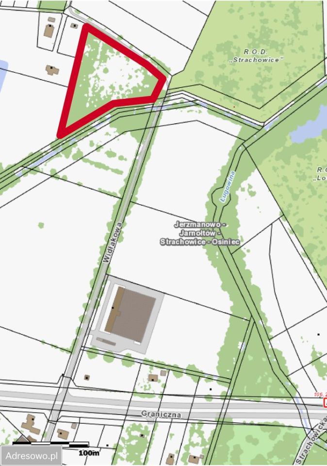 Działka inwestycyjna Wrocław Strachowice, ul. Widłakowa. Zdjęcie 4