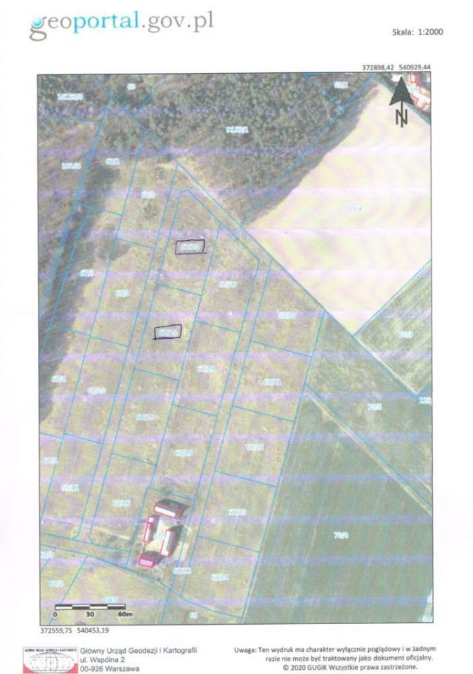 Działka rolna Grzybowo