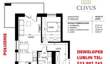 Mieszkanie 2-pokojowe Lublin, ul. Koncertowa