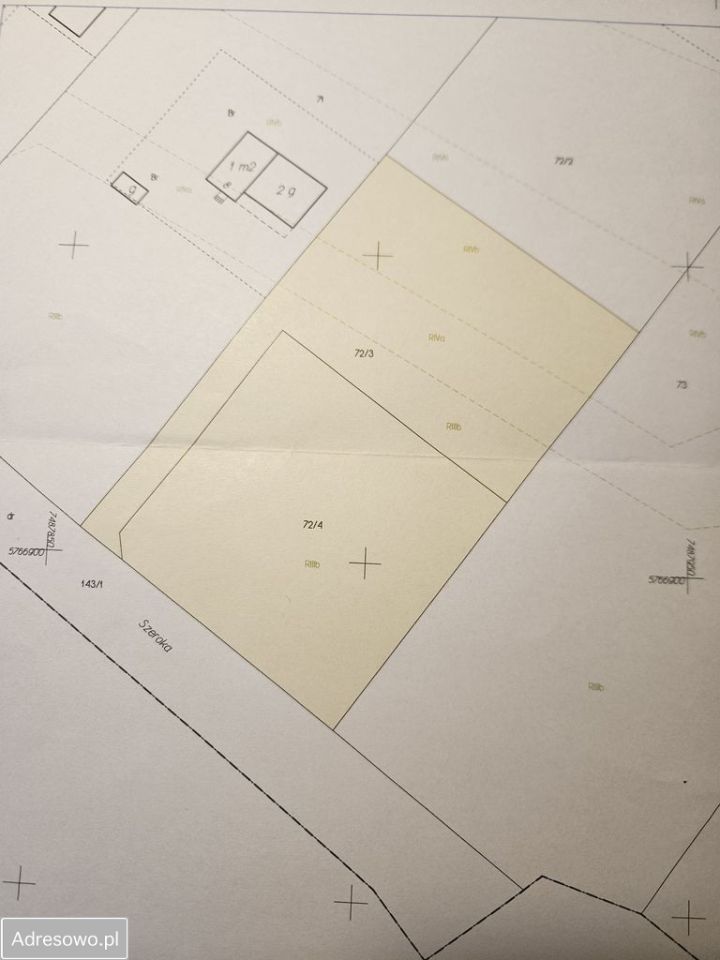 Działka budowlana Parole, ul. Szeroka. Zdjęcie 2