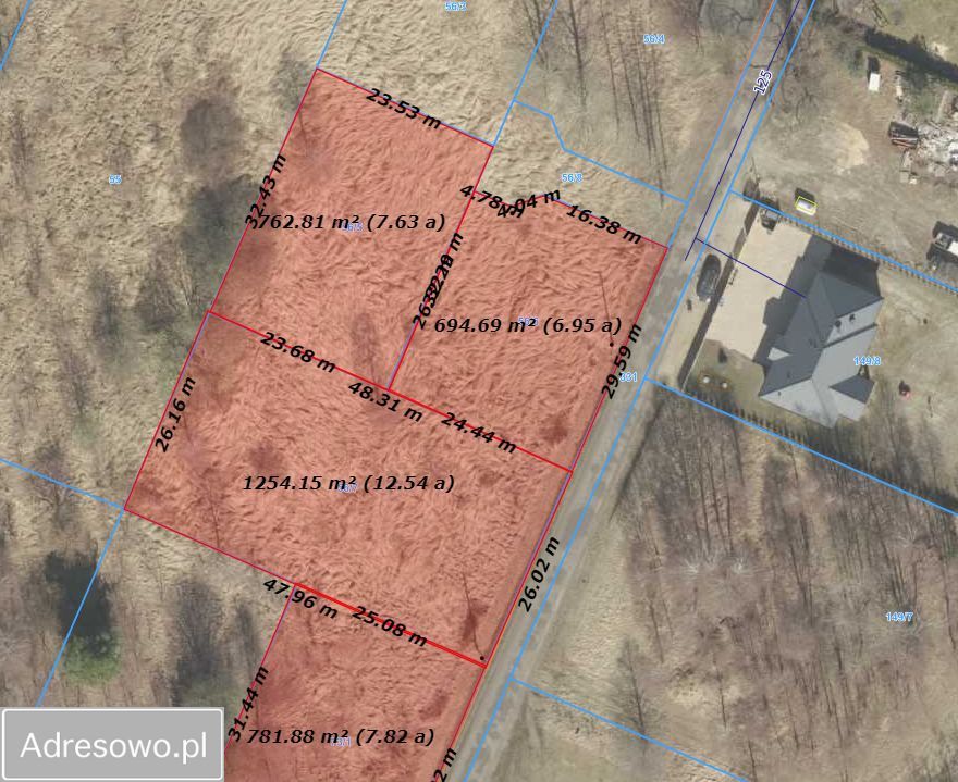 Działka budowlana Kłobuck, ul. Brzozowa. Zdjęcie 9