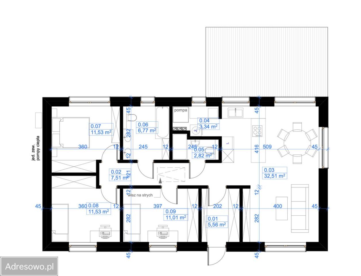 dom wolnostojący, 4 pokoje Borowianka, ul. Tartakowa. Zdjęcie 8