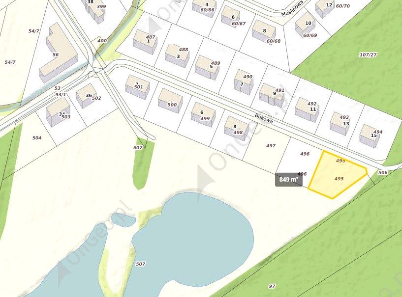 Działka budowlana Głogowo, ul. Bukowa. Zdjęcie 2