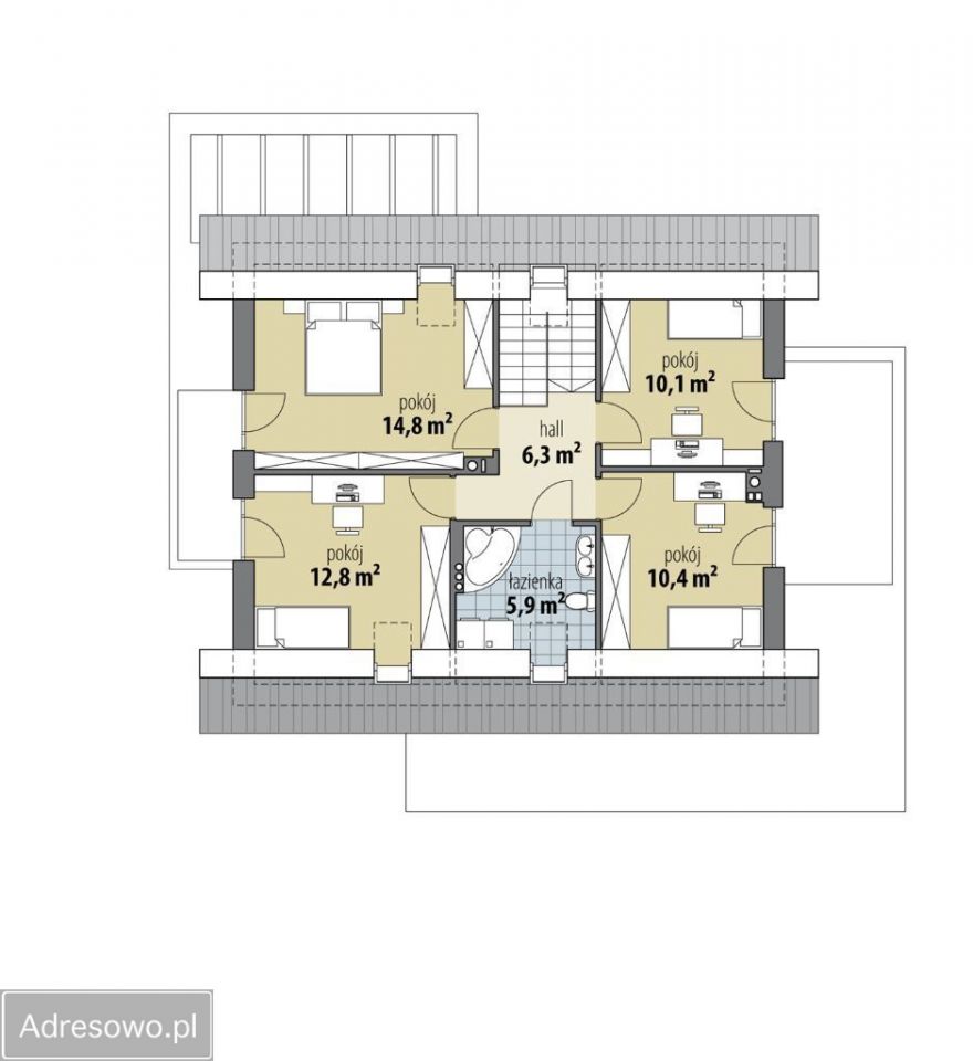 dom wolnostojący, 5 pokoi Zakrzyce. Zdjęcie 17
