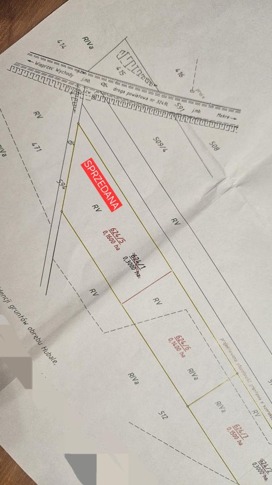 Działka budowlana Hubale. Zdjęcie 2