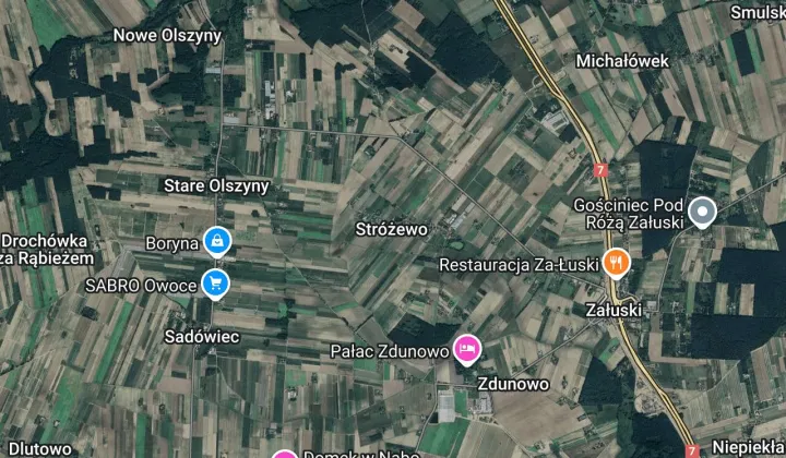 Działka rolno-budowlana Stróżewo