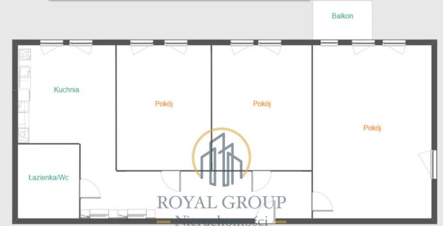 Mieszkanie 3-pokojowe Lublin Czechów Dolny, ul. Kaprysowa. Zdjęcie 4