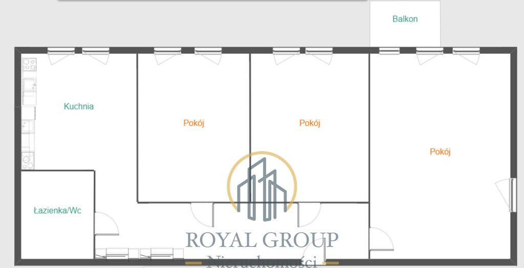 Mieszkanie 3-pokojowe Lublin Czechów Dolny, ul. Kaprysowa. Zdjęcie 4