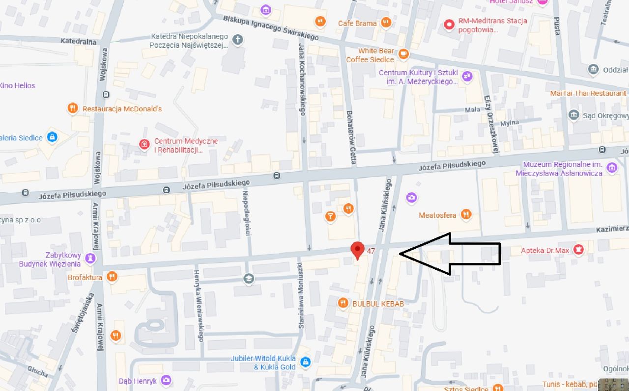 Mieszkanie 1-pokojowe Siedlce Centrum, ul. Kazimierza Pułaskiego. Zdjęcie 2