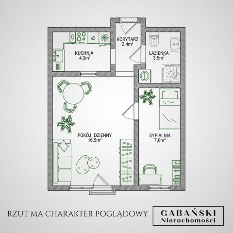 Mieszkanie 2-pokojowe Tarnów Grabówka, ul. Skowronków. Zdjęcie 15