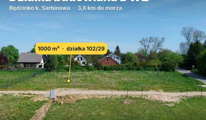 Działka budowlana Będzinko