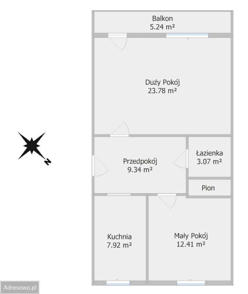 Mieszkanie 2-pokojowe Żary, ul. Zawiszy Czarnego. Zdjęcie 14