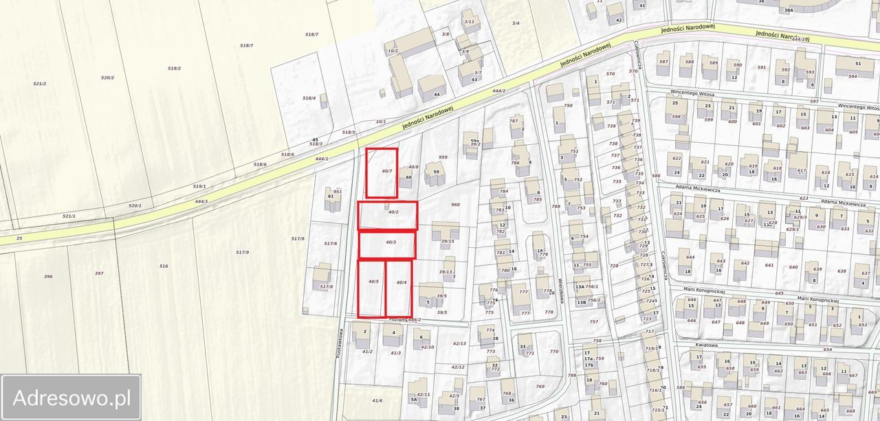 Działka budowlana Łagiewniki, ul. Truskawkowa. Zdjęcie 2