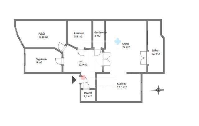 Mieszkanie 3-pokojowe Warszawa Bielany, ul. Przy Agorze. Zdjęcie 13