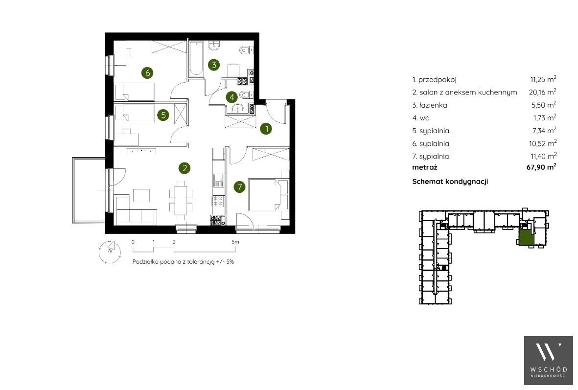 Mieszkanie 4-pokojowe Kraków Prądnik Biały. Zdjęcie 4