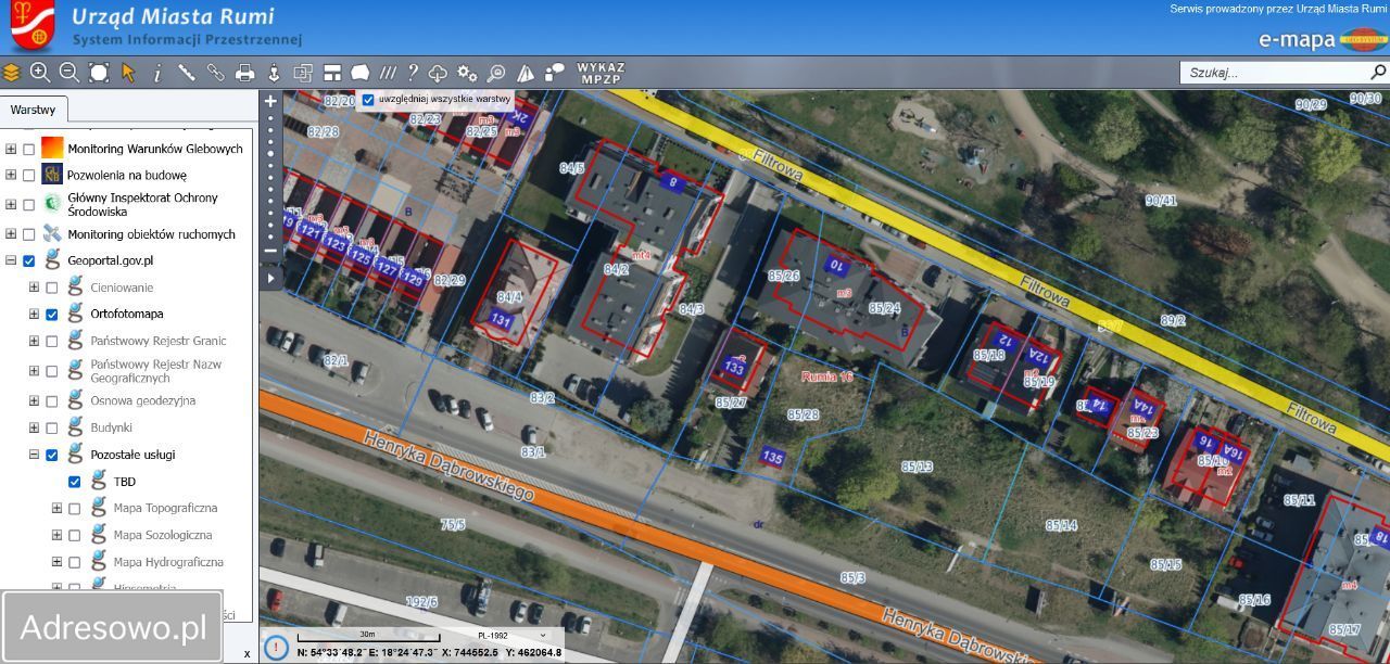 Działka inwestycyjna Rumia Janowo, ul. Dąbrowskiego. Zdjęcie 4