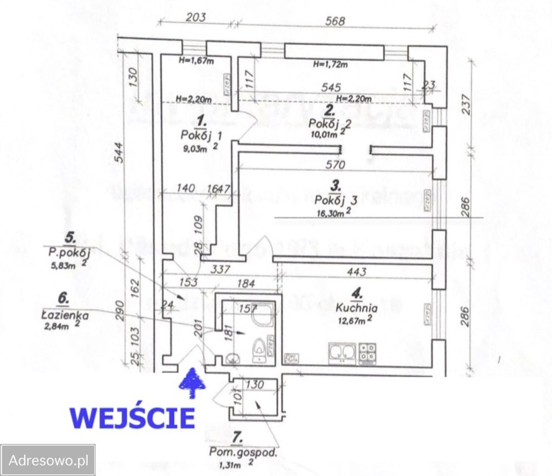 Mieszkanie 3-pokojowe Koszalin, ul. marsz. Józefa Piłsudskiego. Zdjęcie 15