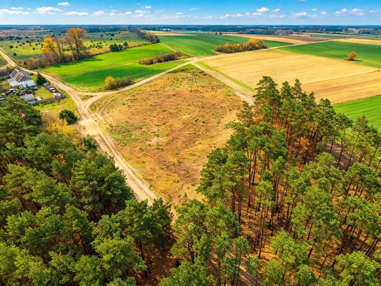 Działka budowlana Grzybów. Zdjęcie 6